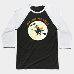 Sticks Witch Baseball T-Shirt